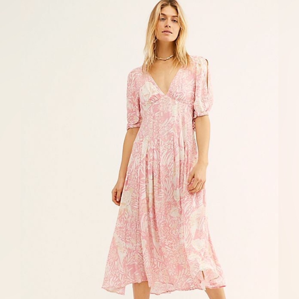 Free People Forever Always Midi Dress